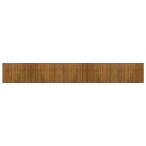 vidaXL Rug Rectangular Brown 70x500 cm Bamboo
