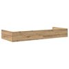 vidaXL Bed Frame with Drawer Artisan Oak 100 x 200 cm Engineered Wood