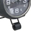 vidaXL Aviator Clock Grey 41x8x17 cm Metal