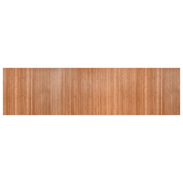 vidaXL Rug Rectangular Nature 80x300 cm Bamboo