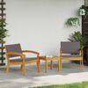 vidaXL Bistro Set Brown 45 x 45 x 38cm Solid Acacia wood