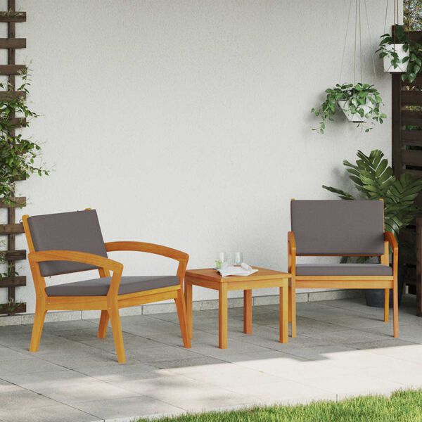 vidaXL Bistro Set Brown 45 x 45 x 38cm Solid Acacia wood