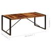 vidaXL Dining Table 200x100x75 cm Solid Acacia Wood