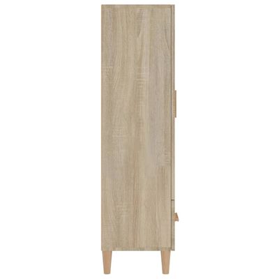 vidaXL Highboard Sonoma Oak 70x31x115 cm Engineered Wood