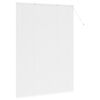vidaXL Window Blind with Curtains Manual White Aluminium