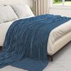 vidaXL Throw Blankets 6 pcs Navy Blue 270 x 240 cm Fleece