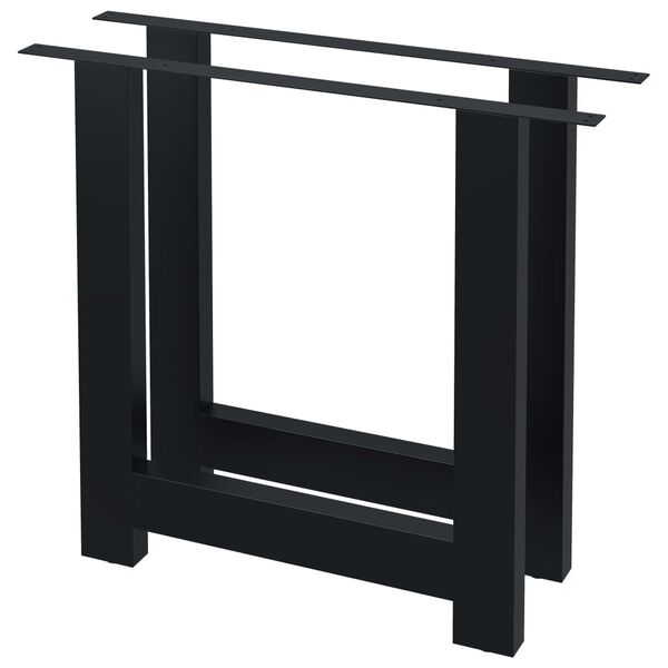 vidaXL Dining Table Legs 2 pcs H Frame 80x72 cm