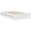 vidaXL Bed Frame without Mattress White 120x200 cm