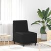 vidaXL Modular Sofa Unit Armless Black 55 x 74 x 82 cm Faux Leather
