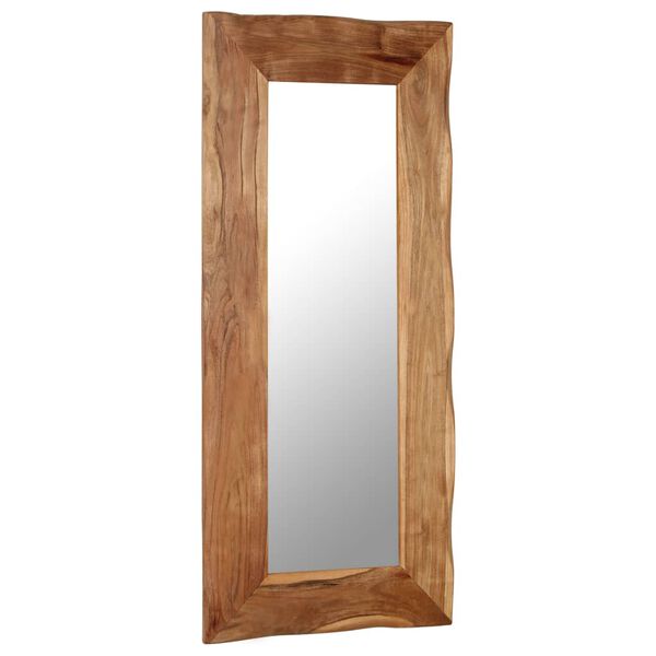 vidaXL Cosmetic Mirror 50x110 cm Solid Acacia Wood
