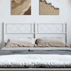 vidaXL Metal Replace Headboard White 135 cm