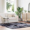 vidaXL Shaggy Rug High Pile NAVARRA Dark Grey 200x200 cm Polyester