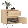 vidaXL Bedside Cabinet Sonoma Oak 40x35x50 cm Engineered Wood