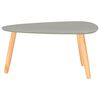 vidaXL Coffee Tables 2 pcs Grey Solid Pinewood