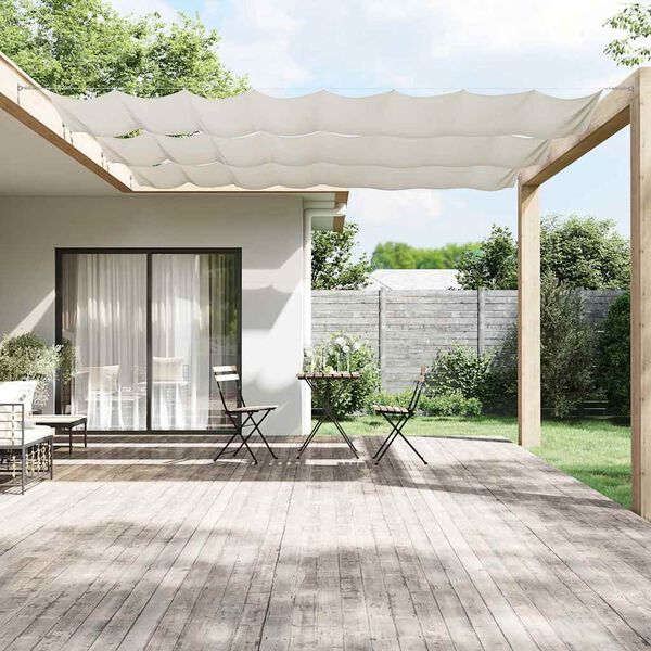 vidaXL Vertical Awning White 100x1200 cm Oxford Fabric