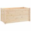 vidaXL Garden Planters 2 pcs 100x50x50 cm Solid Pinewood
