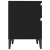 vidaXL Bedside Cabinets 2 pcs Black 40x35x50 cm