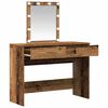 vidaXL Dressing Table Old Wood 100 x 40 x 130 cm Engineered wood
