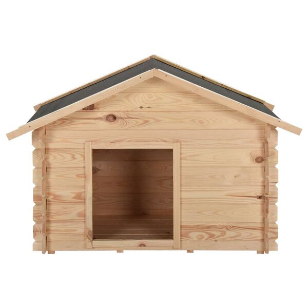 vidaXL Dog House 120x70x100.6 cm Solid Pine Wood 14 mm
