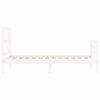 vidaXL Bed Frame without Mattress White 90x200 cm Solid Wood