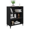 vidaXL Sideboard Black 69.5x32.5x90 cm Engineered Wood