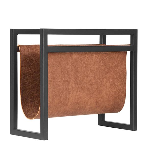 LABEL51 Magazine Rack 45x20x38 cm Cognac