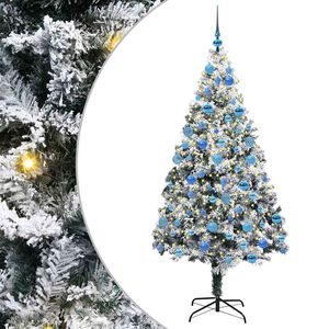 vidaXL Artificial Christmas Tree White 180 cm