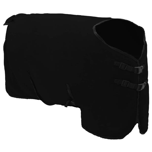 vidaXL Horse Blanket Black Polyester