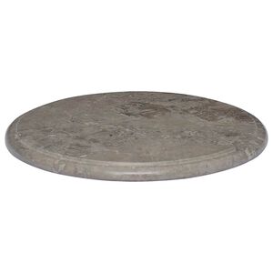 vidaXL Table Top Grey &Oslash;40x2.5 cm Marble