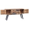vidaXL Side Cabinet 110x30x75 cm Solid Teak