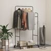 vidaXL Clothes Rack Plain Black 80 x 53 x 156 cm
