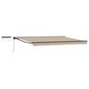 vidaXL Electric Retractable Awning Beige and Anthracite 4 x 3 m