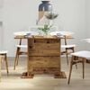 vidaXL Dining Table Old Wood 110x60x75 cm Engineered Wood