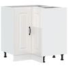 vidaXL Kitchen Corner Base Cabinet Kalmar High Gloss White Engineered Wood
