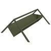 vidaXL Livestock Feeding Trough Olive Green 111 x 76 x 38 cm 10 kg