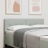 vidaXL Headboard with Headboard Light Grey 160 cm Faux Leather