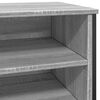 vidaXL Shoe Cabinet Grey Sonoma 80x38x78 cm Engineered Wood