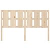 vidaXL Bed Headboard 155.5x4x100 cm Solid Wood Pine