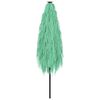 vidaXL Garden Parasol with Steel Pole Green 300x200x250 cm
