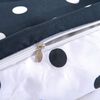 vidaXL Duvet Cover Set Polka Dot Print 240x220/80x80 cm