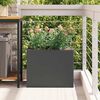 vidaXL Garden Planter Black 50 x 32 x 40 cm Cold-rolled Steel