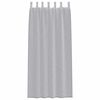 vidaXL Voile Curtain 2 pcs Dark Grey 260 x 140 cm Polyester