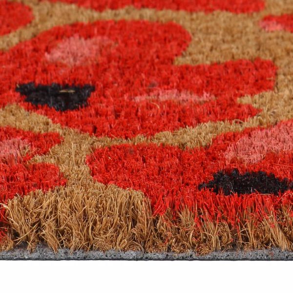 vidaXL Door Mat Natural 40x60 cm Tufted Coir