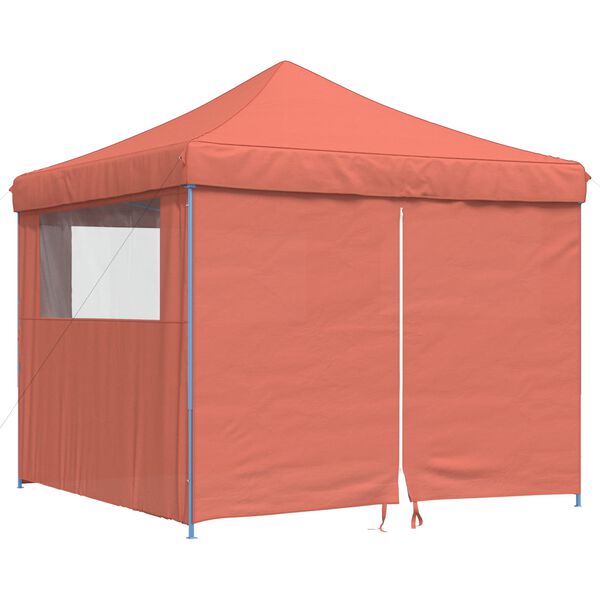 vidaXL Party Tent Folding Terracotta 292 x 292 x 315 cm Oxford Fabric
