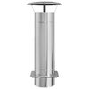 vidaXL Chimney Extension Silver 35 x 35 x 82 cm Stainless Steel
