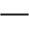 vidaXL Window Sill Black with wood grain 160 x 10 x 4.5 cm PVC