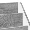 vidaXL Kids Bookshelf Grey Sonoma 72.5 x 29.5 x 69 cm Engineered Wood