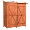 vidaXL Garden Shed | Natural Brown | Solid Firwood | Large | Garden Shed