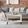 vidaXL Coffee Table White 60x50x40 cm Engineered Wood