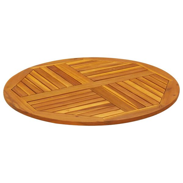 vidaXL Table Top Ø90x2.2 cm Round Solid Wood Acacia